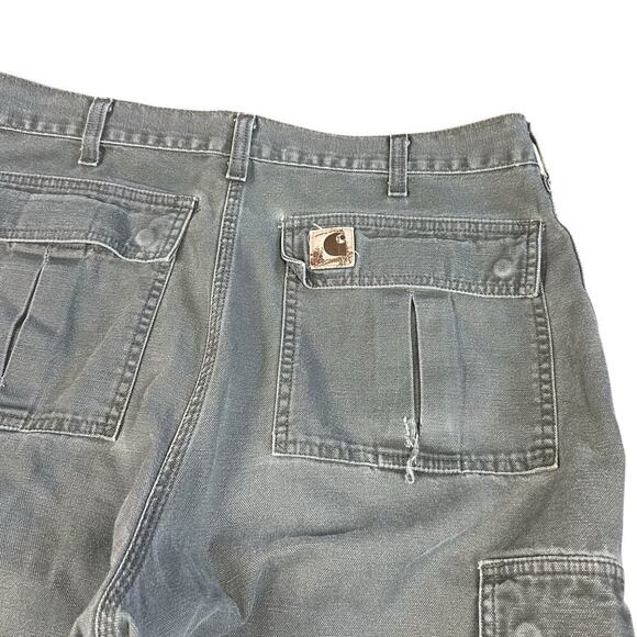 Carhartt Vintage Y2K Moss Green Utility Carpenter Pants - Picture 3 of 3